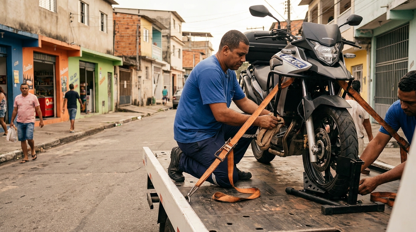 Guincho para Moto perto de mim em Uberaba‑MG